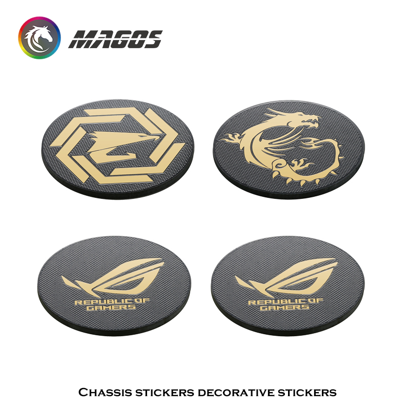 Pc Gaming Msi - Computerkast Fan Metalen Sticker ROG MSI