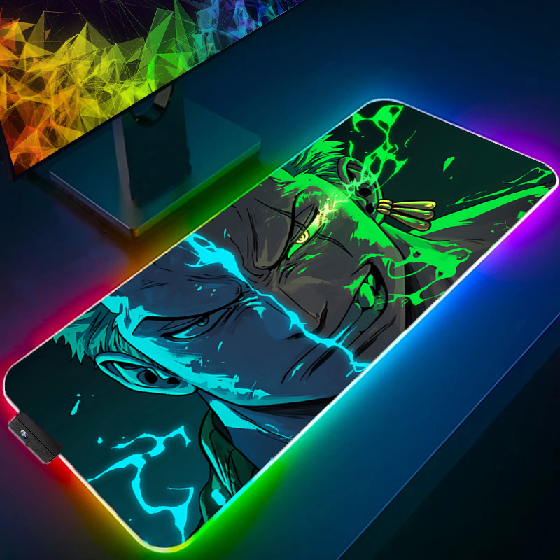 Pc Gaming Upgrades - EEN STUK Zoro Muismat RGB Gaming