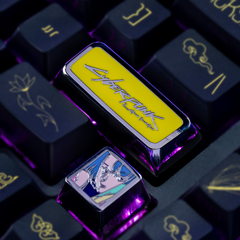 Japan Pc Gaming - Anime Keycaps Cyberpunk 2077 Thema Mechanisch