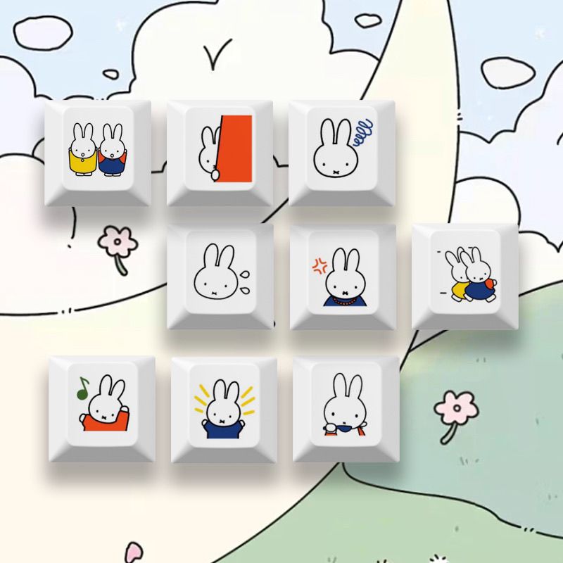 Nieuwe Miffy konijn cartoon sc - Mechanical Keyboard recensie en prijs