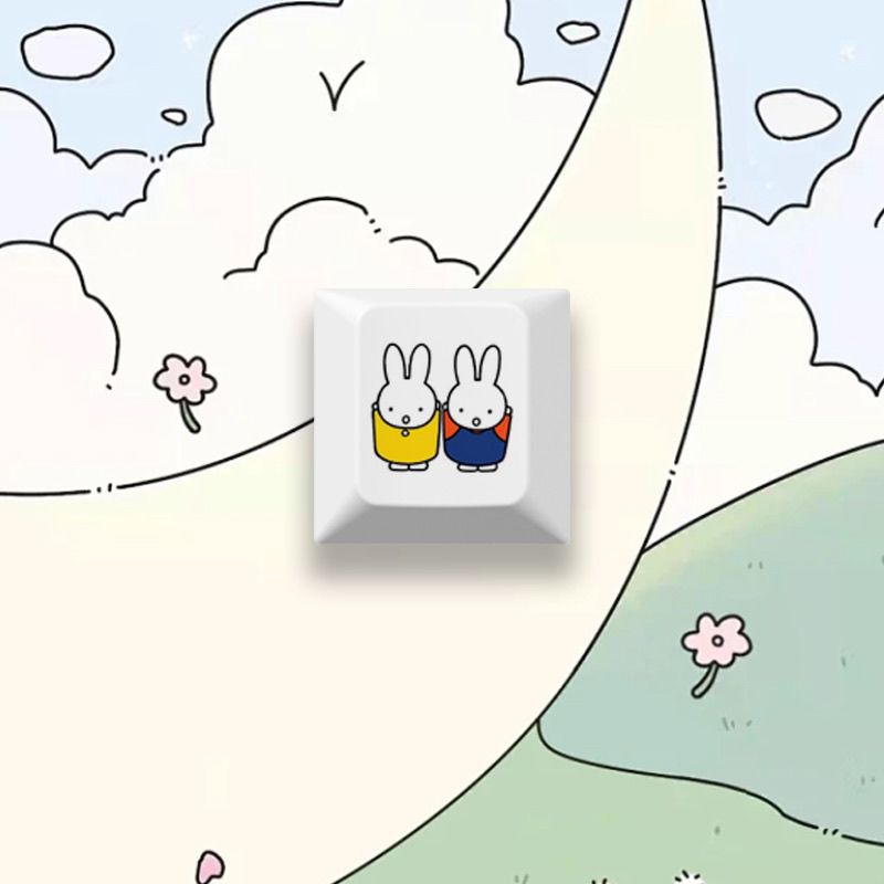Nieuwe Miffy konijn cartoon sc - Mechanical Keyboard recensie en prijs