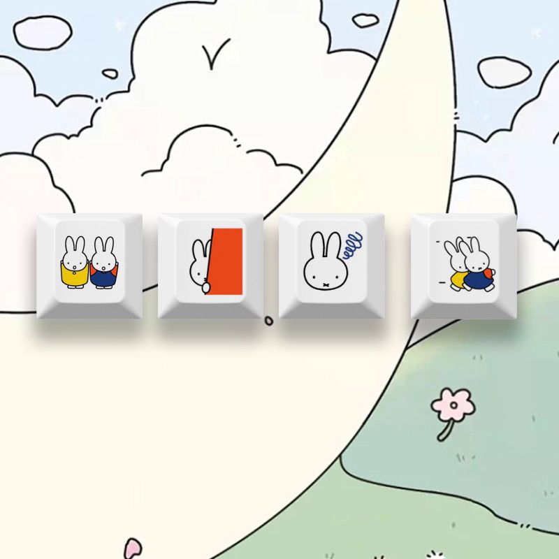 Nieuwe Miffy konijn cartoon sc - Mechanical Keyboard recensie en prijs