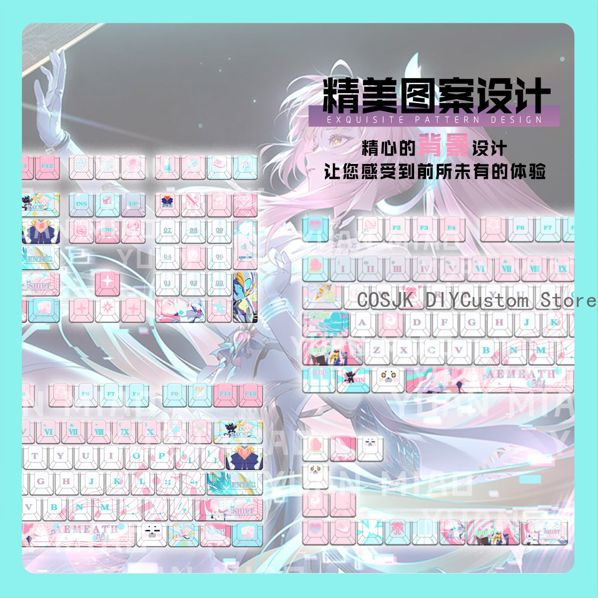 122 Toetsen Anime Wuthering Wa - Mechanical Keyboard recensie en prijs