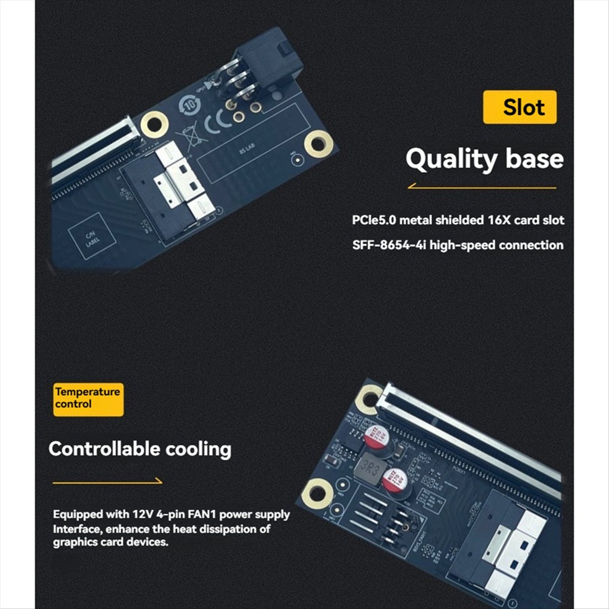 A10I 2-poorts PCI-E 4.0X16 naa - Gpu Vertical Mount recensie en prijs