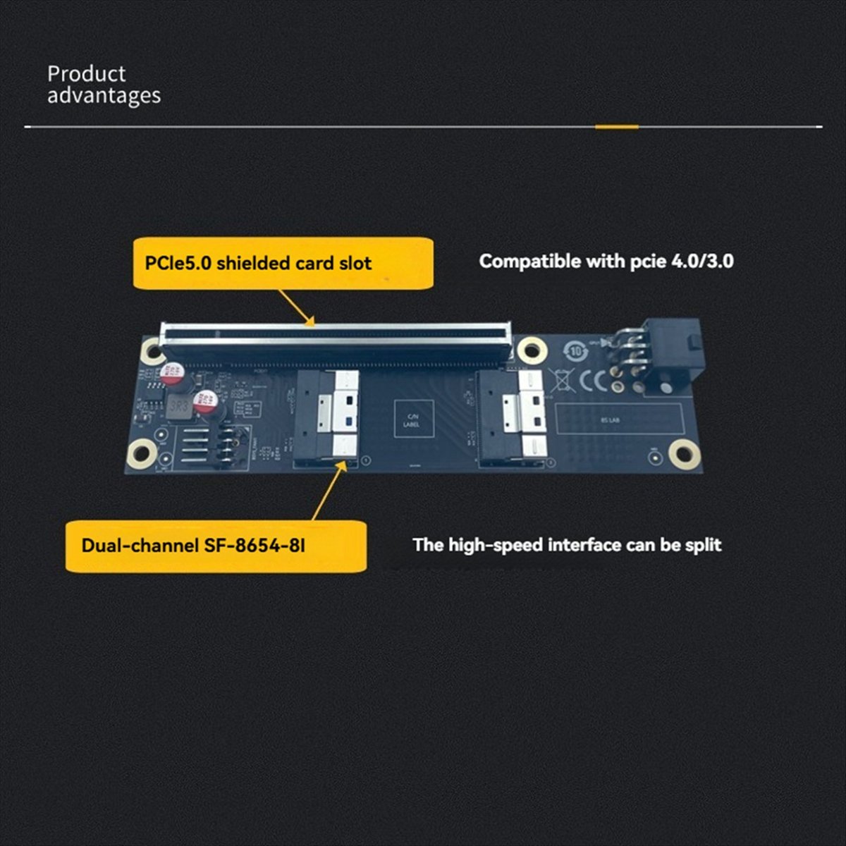A10I 2-poorts PCI-E 4.0X16 naa - Gpu Vertical Mount recensie en prijs