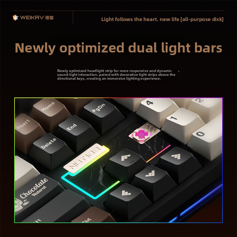 WEIKAV NUT108 Mechanisch toets - Pc Gaming Upgrades recensie en prijs