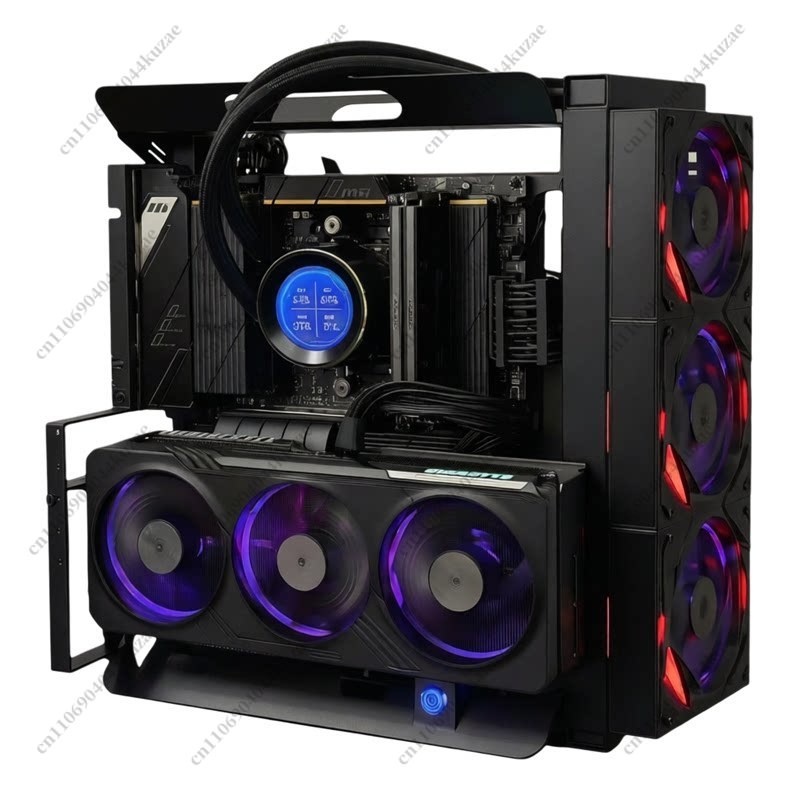 Open Frame computerkast, onder - Gpu Vertical Mount recensie en prijs
