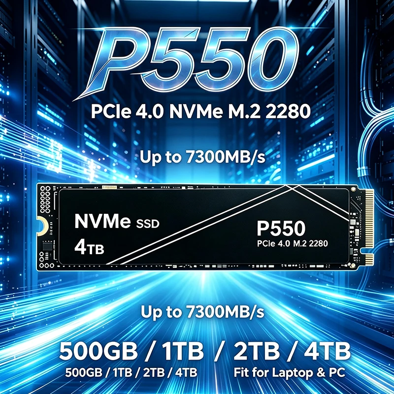 Nieuwe P550 M.2 2280 PCIe4 NVM - Pc Gaming News recensie en prijs