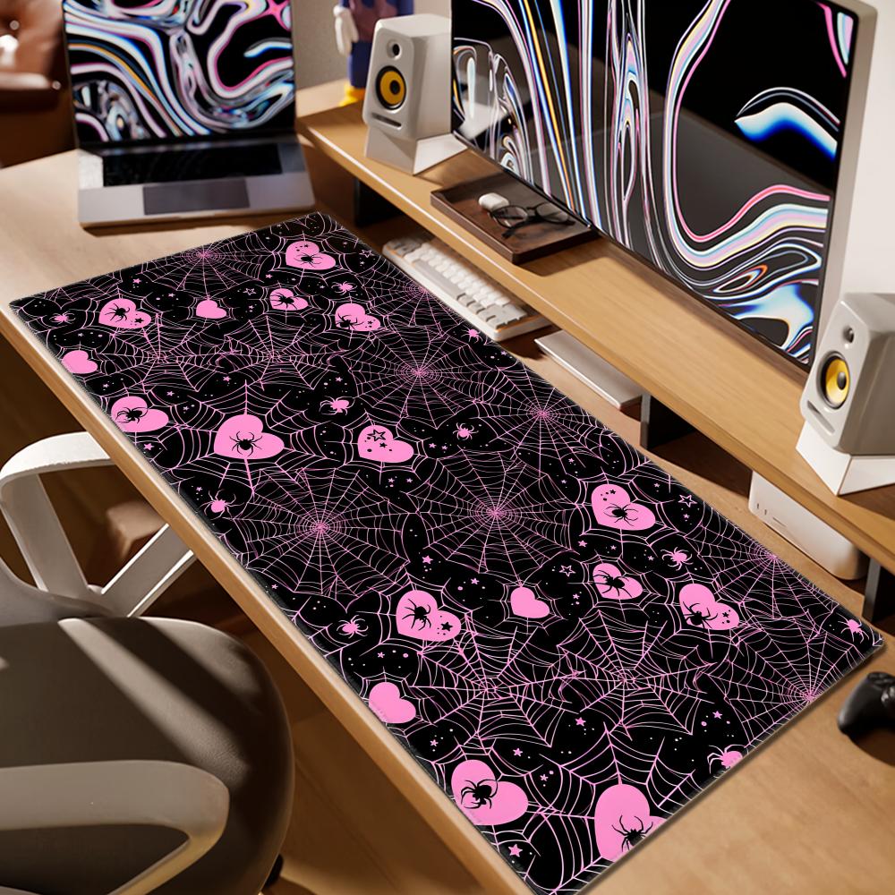 90x40 Wit of Roze Spinnenweb H - Pc Gaming Pink recensie en prijs