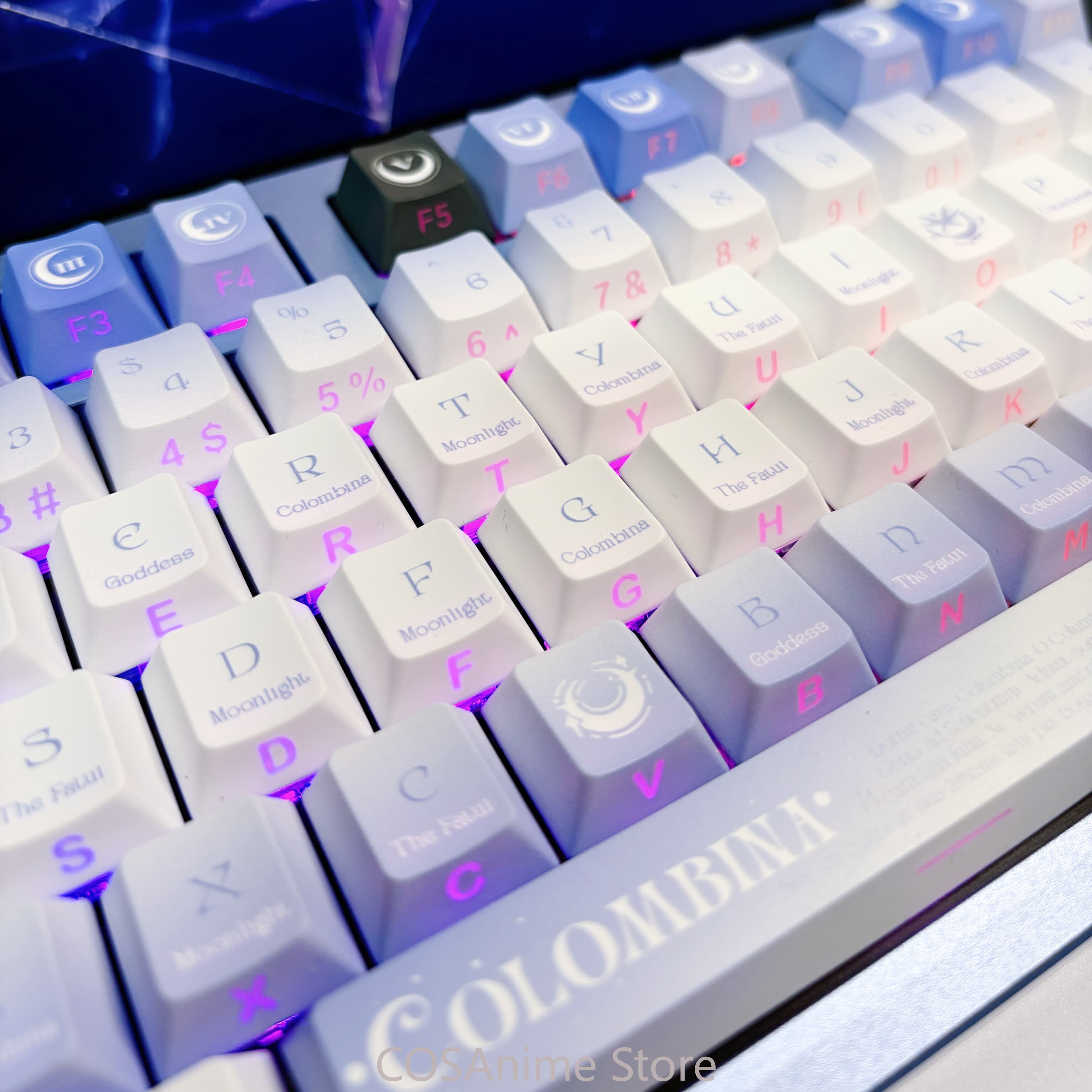 Genshin Impact Columbina Anime - Mechanical Keyboard recensie en prijs