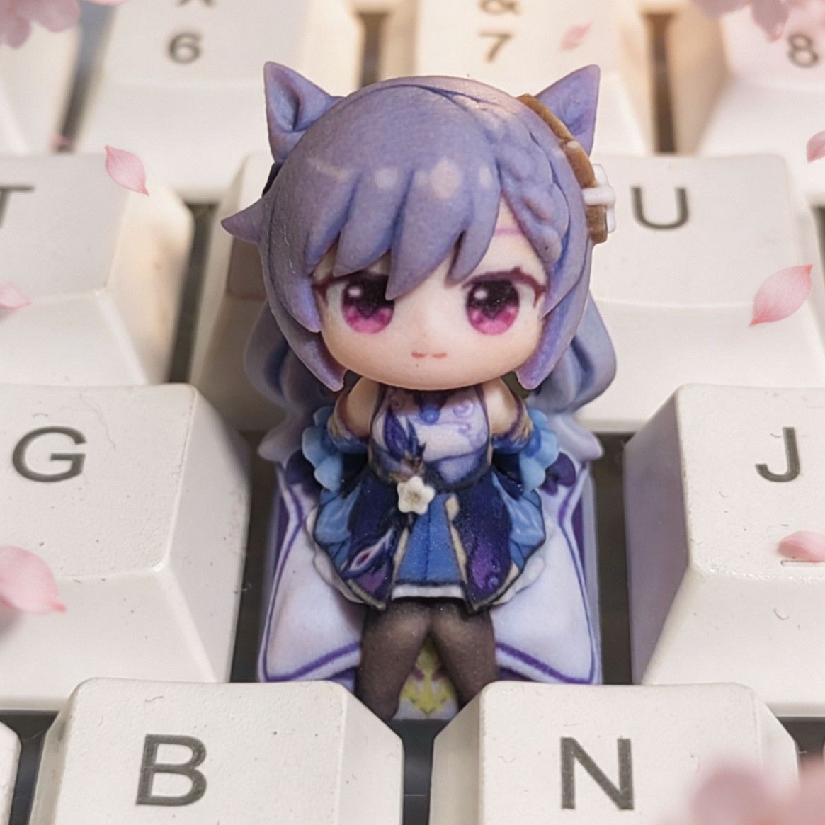 Genshin Impact Keqing Anime Co - Mechanical Keyboard recensie en prijs