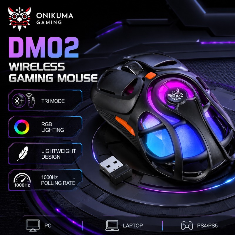 ONIKUMA DM02 Draadloze Gaming  - Pc Gaming X3D recensie en prijs